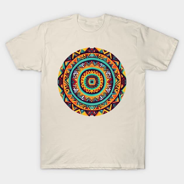 Igorot Pattern Ethnic Circle Design T-Shirt by craftydesigns